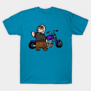 Motorcycle Guinea Pig T-Shirt